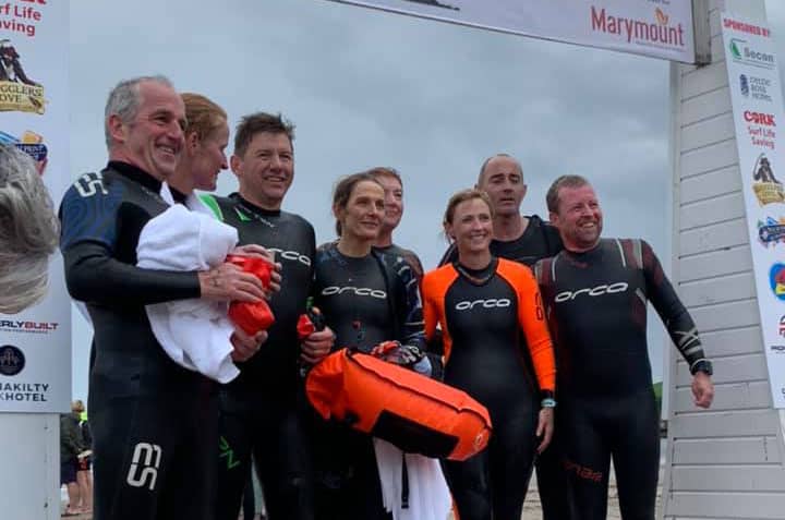 Participants at the Galley Head swim 2019